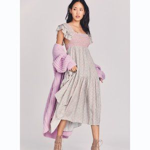 LoveShackFancy Burnley Midi Dress Confetti Mix- Size M- NWT